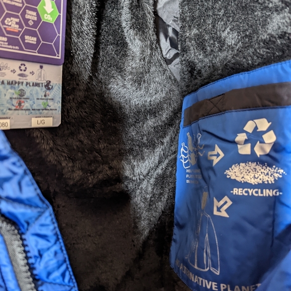 **SOLD OUT**BNWT Point Zero Askel Quilted Puffer Jacket in Blue/Black X-LARGE - Picture 13 of 15